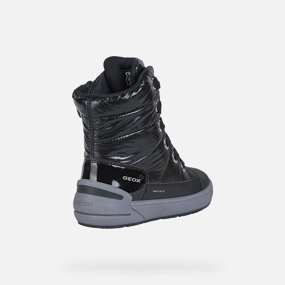 Geox Kiz Çocuk Ankle Bot Siyah - Sleigh Abx - LOT-530972